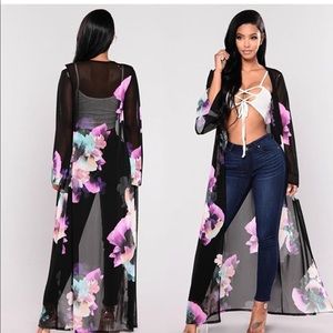 Sheer Kimino; new with tag.